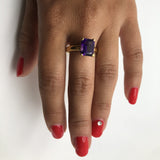 Petite Facet Ring Gold
